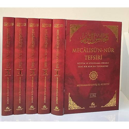 Mecalisün Nur Tefsiri Muhammed Ayyaş El Kübeysi 5 Cilt Set