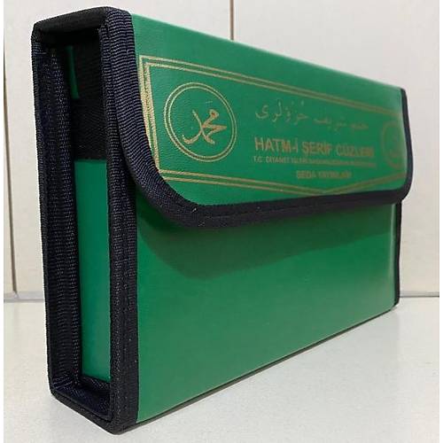 YEŞİL SEDA Orta Boy Kuranı Kerim Hatmi Şerif 30 Cüz