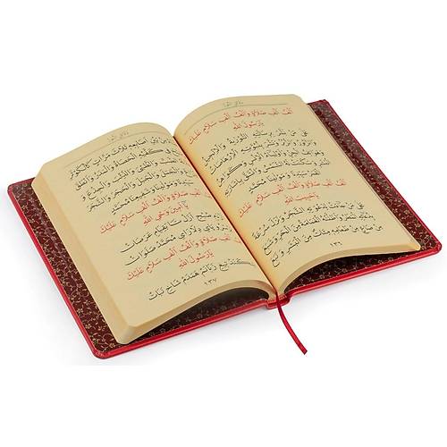 Hizbül Hakaik Büyük Cevşen Orta Boy 14x20 cm Termo Cilt Kırmızı ENVAR