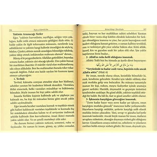 İhyau Ulumid Din , Cep Boy, 8 Cilt SET ÇELİK