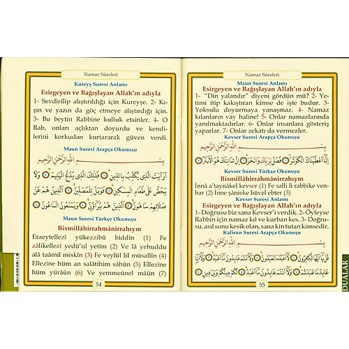 Abdest Gusül ve Namaz Hocası Cep Boy AYFA 070