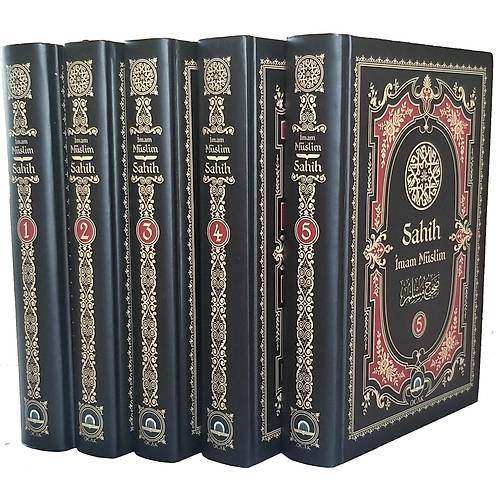 Sahihi Müslim 5 Cilt Set OCAK Ivory Kağıt