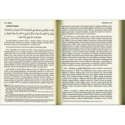 Risalei Nur Külliyatı Lugatçesiz Yeni Tanzim Büyük Boy 8775 YENİ ASYA