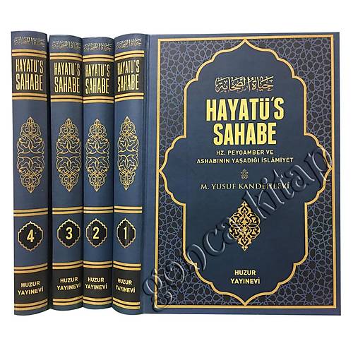 Hayatüs Sahabe 4 Cilt Şamua HUZUR