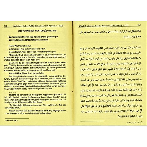Mektubat-ı Rabbani Tercümesi, Harekeli Arapça Metni ile Birlikte, 4 Cilt Set