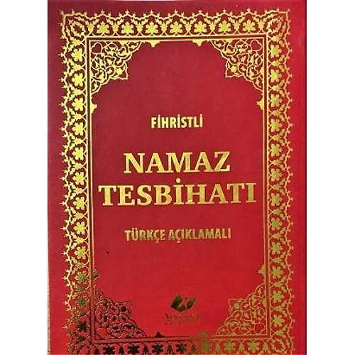 Namaz Tesbihatı Türkçe Açıklamalı Fihristli  9048 Kod Y. Asya