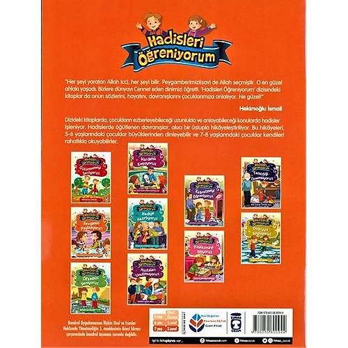 Hadisleri Öğreniyorum Set, 10 Kitap TİMAŞ