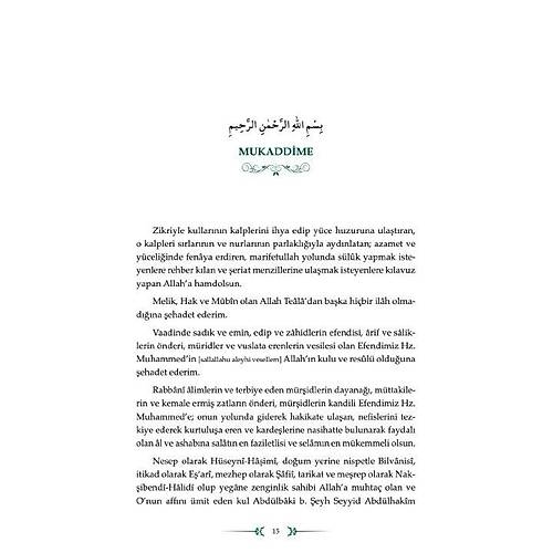 TÜRKÇE El Minhacüs Seni Adabı Şeyh Seyyid Abdülhakim Elhüseyni