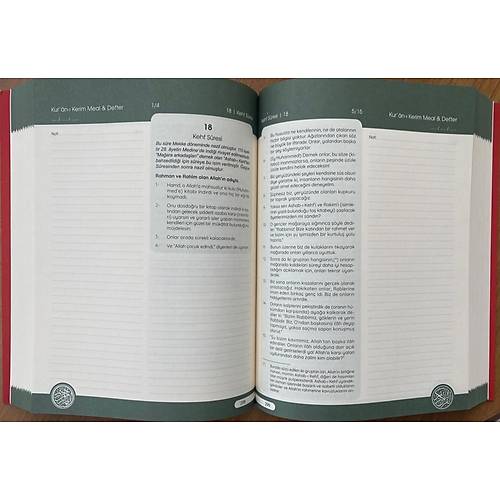 Kuranı Kerim Meal ve Defter Azim