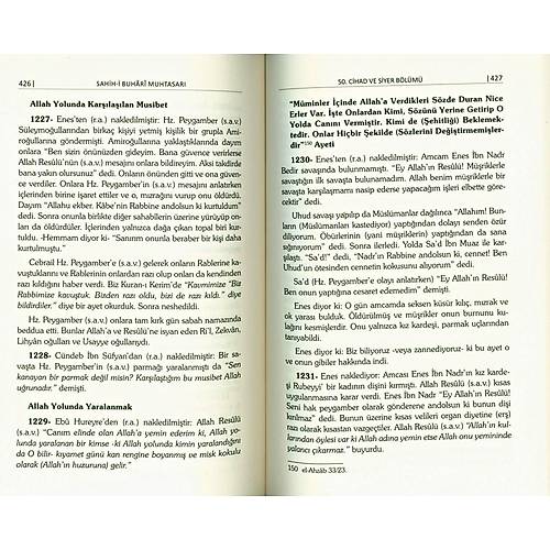 Muhtasar Sahihi Buhari Metinsiz 2. Hamur Karton POLEN