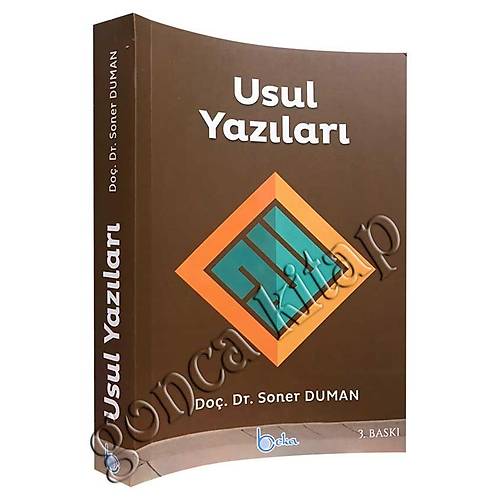 Usul Yazıları Soner Duman    