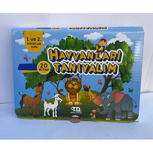 1-2. Sınıflar için Hayvanları Tanıyalım 20 Kitap Set Tandem Yayınları