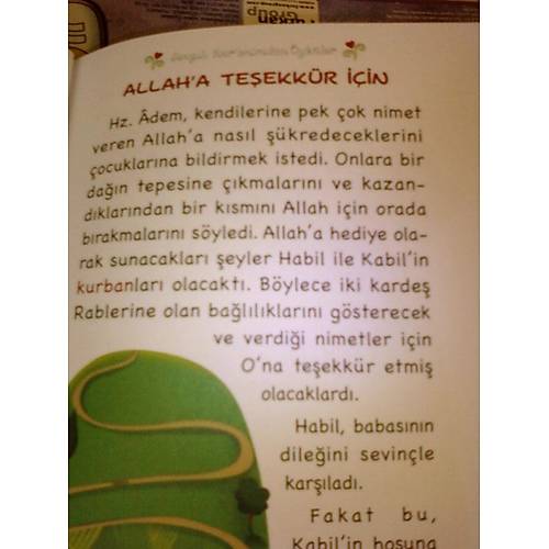 Sevgili Kuranımdan Öyküler Timaş Çocuk