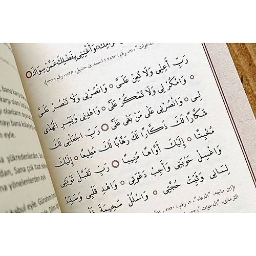 DUA Evradı Şerife Cep Boy Arapça Türkçe Kahverengi Genişletilmiş Yeni Baskı