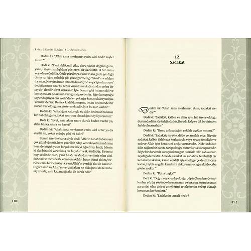 Tevbenin İlk Adımı Haris el Muhasibi İlk Harf Yayın