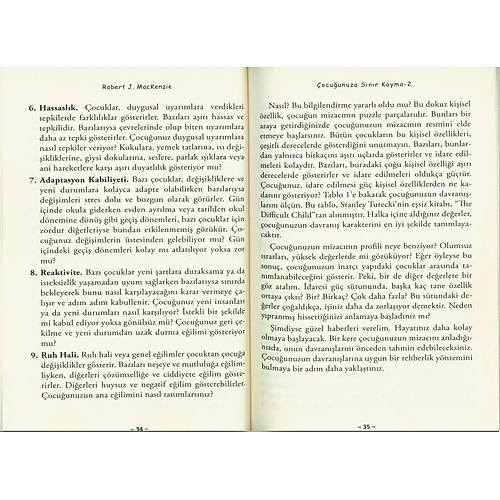 Çocuğunuza Sınır Koyma 2 Robert MacKenzie