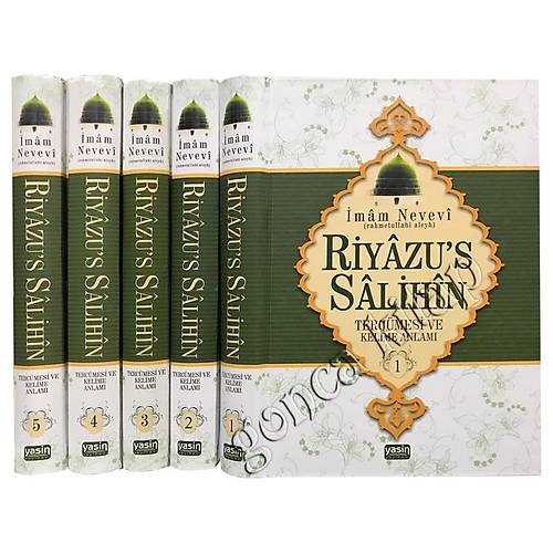 Riyazüs Salihin Tercümesi ve Kelime Anlamı 5 Cilt Set