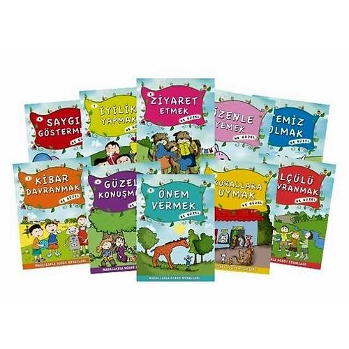 Masallarla Görgü Kuralları Set, 10 Kitap TİMAŞ