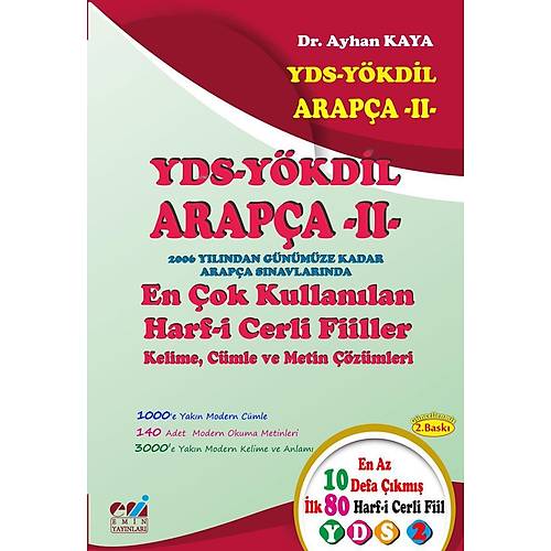 YDS YÖKDİL Arapça 2 Dr. Ayhan Kaya