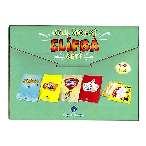 Okul Öncesi Elifba Seti 4 Kitap Hayrat Neşriyat