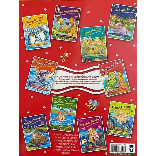 Allahın İsimlerini Öğreniyorum 1 Set 10 Kitap