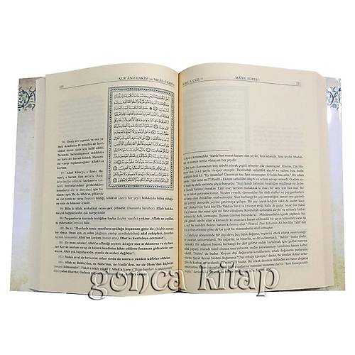 Tefsirli Kuran Meali Kuranı Hakim ve Meali 3 Cilt Set Şamau Kağıt Risale