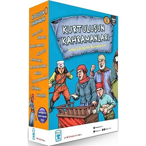 Kurtuluşun Kahramanları 3 Set 10 Kitap