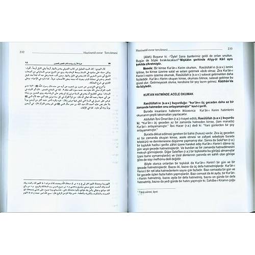 Hazinetül Esrar Tercümesi, 2 Cilt, Büyük Boy