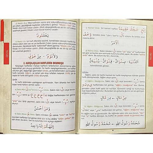 Tecvidli Elifba ve Namaz Hocası Kuşe Kağıt Asır Yayın