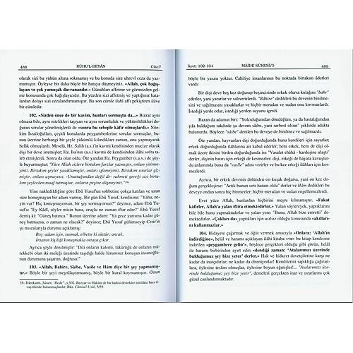 Ruhul Beyan Tefsiri 10 Cilt Takım DAMLA YAYIN