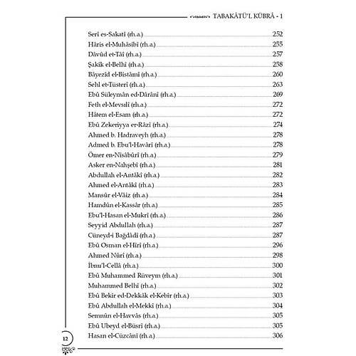 Tabakat�l K�bra Veliler Ansiklopedisi 4 Cilt Tak�m Abd�lkadir Ak�i�ek ERKAM