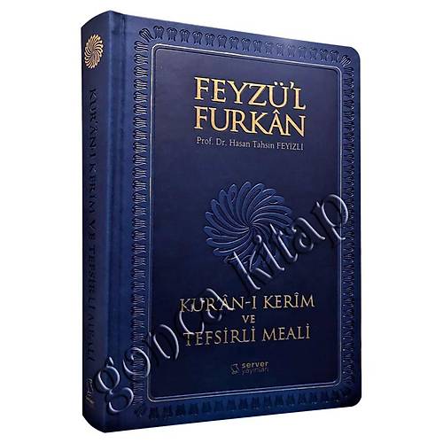 LAC�VERT B�y�k Kal�n Cilt Feyz�l Furkan Kuran� Kerim ve Tefsirli Meali Termo Deri Server