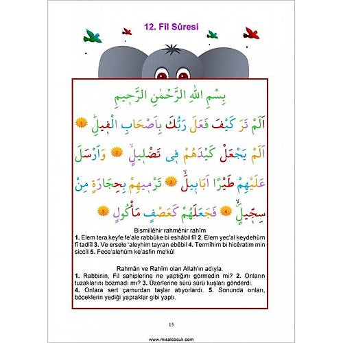 �ocuklar i�in Dualar ve Sureler Misal �ocuk