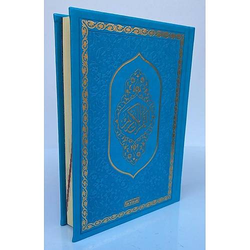AYFA TRH057 TURKUAZ MAV� Haf�zlar i�in Haf�z Boy Kuran� Kerim Termo Cilt