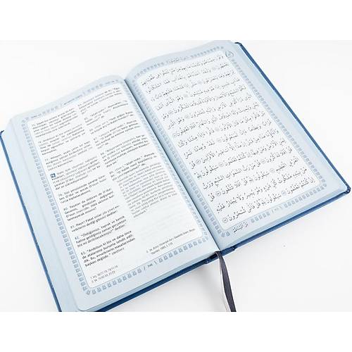 LAC�VERT B�y�k Kal�n Cilt Feyz�l Furkan Kuran� Kerim ve Tefsirli Meali Termo Deri Server