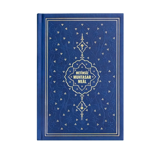 HAYRAT Termo Cilt Lacivert Haf�z Boy Metinsiz Muhtasar SADECE Meal