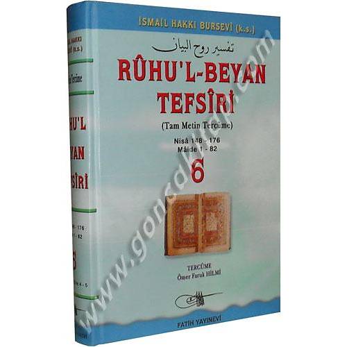 Ruhul Beyan Tefsiri Cilt 6 Gl Kitap