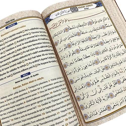 MERVE L�ks Termo Deri Beyaz Yasin-i �erif Orta Boy Fihristli Sesli T�rk�e Okunu�lu ve Mealli