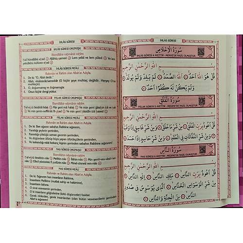 AYFA PEMBE Orta Boy 177 Sert Kapak Mnacaat Cz Yasin ve Dualar