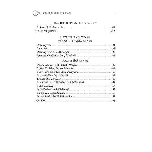 Nebiler Silsilesi Ders Kitab� 2 Cilt Bir Arada Osman Nuri Topba�