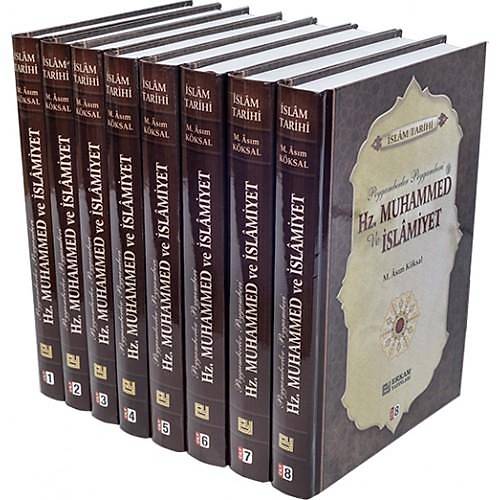 slam Tarihi, 8 Cilt  MustafaAsm Kksal ERKAM YAYIN BYK BOY,