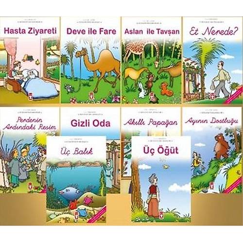 Mevlanadan Masallar 10 Kitap Set EL YAZISI Tima