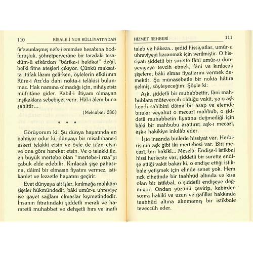 Hizmet Rehberi Cep Boy amua 8x11,5 cm RNK NERYAT