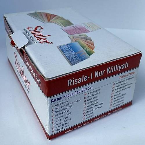 S�zler Ne�riyat Cep Risalei Nur 28 Kitap Kutulu Set