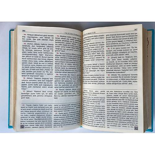 HAYRAT Termo Cilt Lacivert Haf�z Boy Metinsiz Muhtasar SADECE Meal