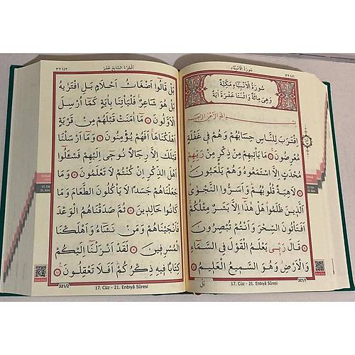 Orta Boy ri Yazl Kolay Okunan Kuran Kerim hvan Kitap