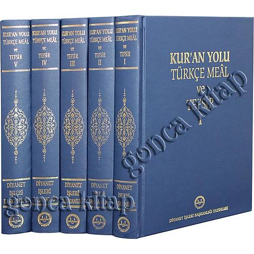 Kuran Yolu Trke Meal ve Tefsir 5 CLT SET 2.EL