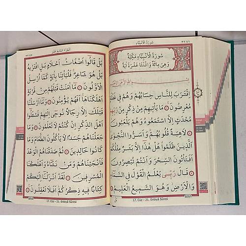 Orta Boy ri Yazl Kolay Okunan Kuran Kerim hvan Kitap