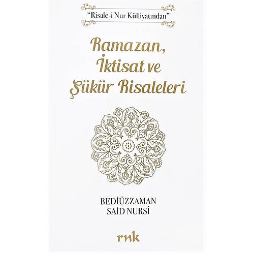 Ramazan ��k�r �ktisat Risaleleri 10,5x16 cm Orta Boy RNK