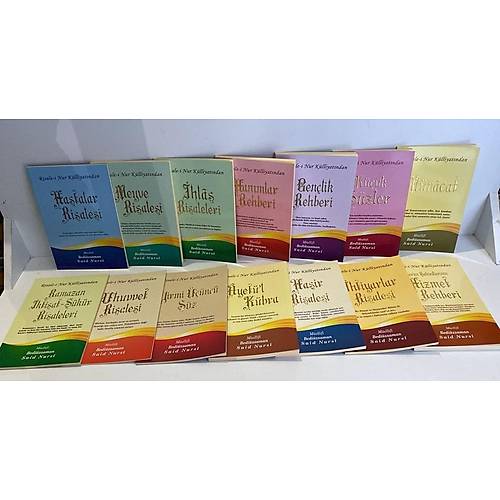 B�y�k Boy Karton Kapak 16x24 cm 14 Kitap Set �amua Envar Ne�riyat